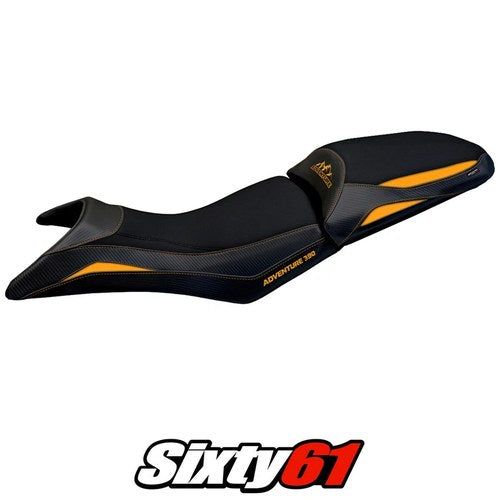 KTM 390 Adventure 2020-2022 2023 2024 2025 Seat Cover Tappezzeria Orange Black