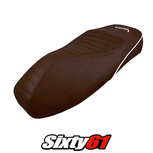 Vespa Gts 125 150 300 2009-2021 2022 2023 2024 Seat Cover Tappezzeria Dark Brown