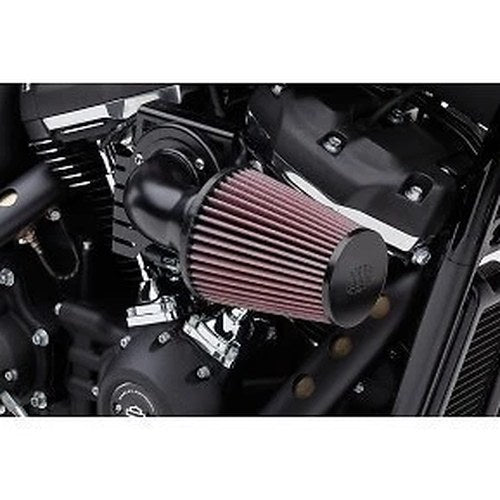 Cobra 606-0101-06B-SB Cone Air Intake- Black - Touring/Trike 17-23