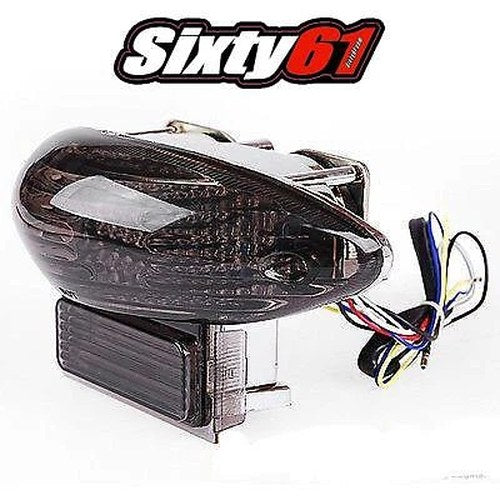 Hayabusa Tail Light LED 1999-2006 2007 Suzuki Integrated Turn Signal Brake Smoke