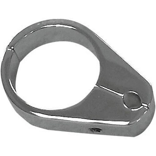 Drag Specialties 0658-0034 Chrome Throttle or Idle Cable Clamp for 1-1/4" Bars