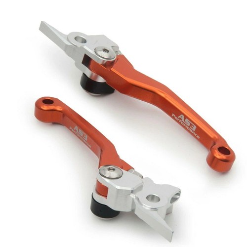 AS3 Brake Clutch Flexi Levers for KTM 65 85 SX 14-22 250 350 Freeride 14-20
