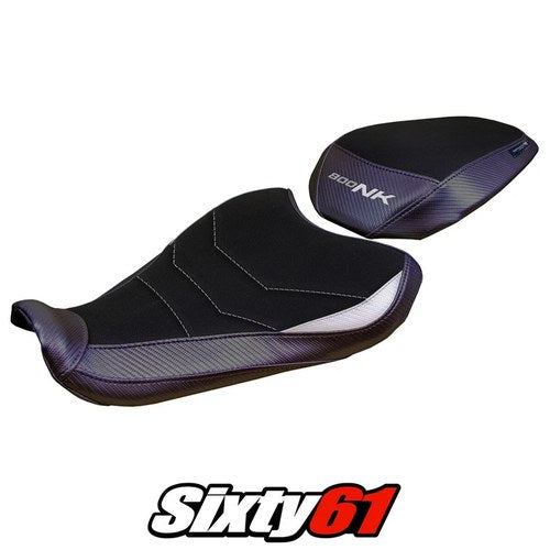 CF Moto 800NK 2023 2024 2025 Seat Cover Tappezzeria Comfort White Black