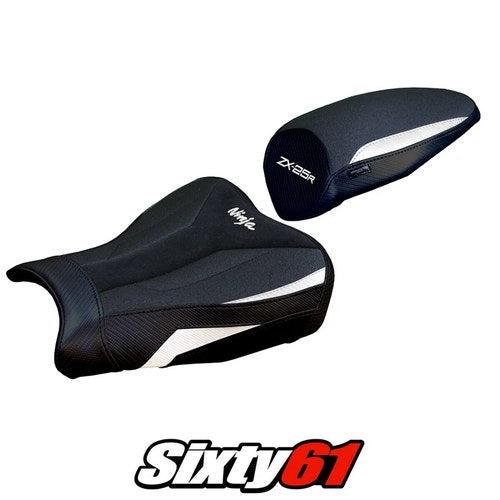 Kawasaki ZX25R 2020 2021 2022 2023 2024 Seat Cover Tappezzeria Ultragrip White