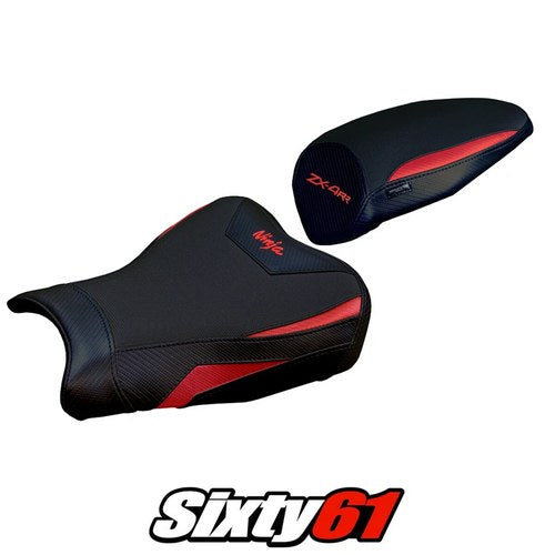 Kawasaki ZX4RR 2023 2024 2025 Seat Cover Tappezzeria Red Black