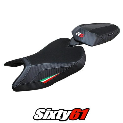 Aprilia RS 457 2023 2024 2025 2026 Seat Cover Tappezzeria Italy Black