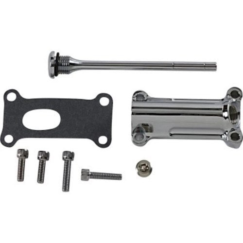 Drag Specialties Chrome Engine Oil Spout Kit Harley 99-01 FLHT/FLHR/FLTR