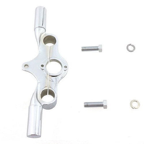 V-Twin 49-0954 Spring Fork Top Tree Offset Chrome
