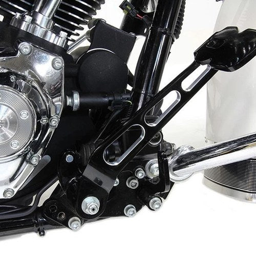 V-Twin 23-0061 Black Contrast Cut Brake Pedal