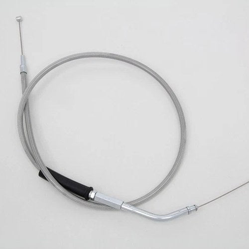 V-Twin 36-8022 35" Braided Stainless Steel Throttle Cable