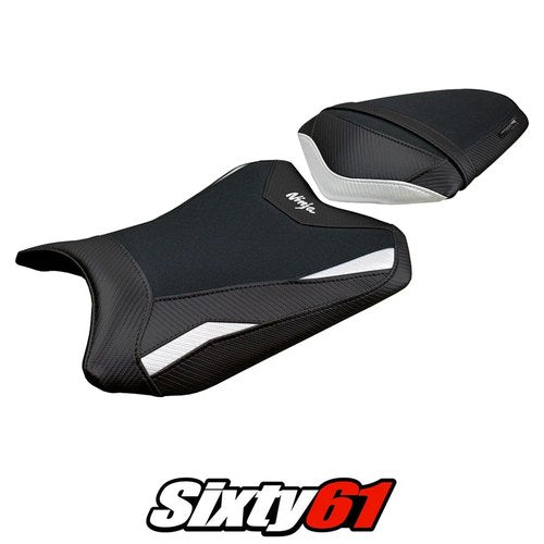 Kawasaki Ninja 300 2013 2014 2015 2016 2017 Seat Cover Tappezzeria White