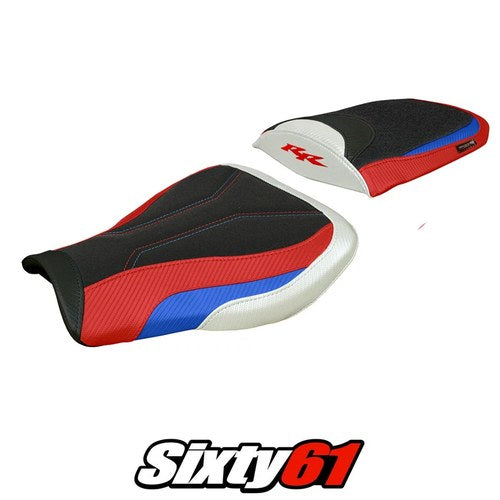 Honda Cbr 600 RR 2007-2025 2026 Seat Cover Tappezzeria Ultragrip White Red Blue