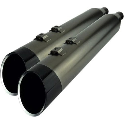 Khrome Werks 202655 Smoked Chrome Satin Edge 4.5" HP Plus Slip-On Mufflers 17-24