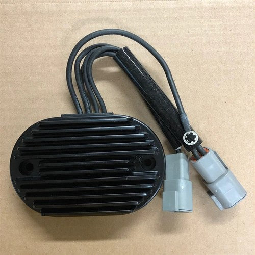 V-Factor 16285 Black Solid-State Regulator 12V for Harley Softail 2007 Only
