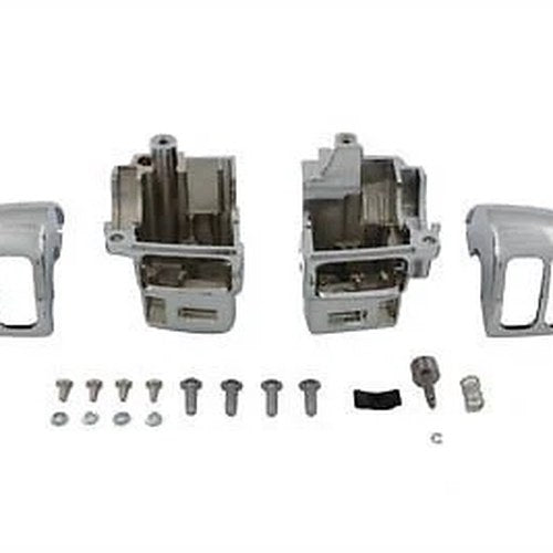 V-Twin 26-2177 Handlebar Switch Housing Kit Chrome