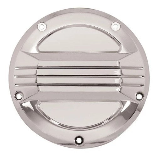 V-Factor 78166 Chrome Air Flow Clutch Derby Cover for Harley M8 Touring 16-23