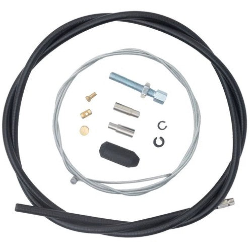 AS3 Venhill Universal Clutch Cable Kit Metric Fittings 1.35 Metres Black