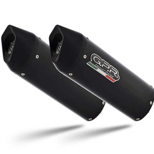 Kawasaki ZX14R Zzr 1400 2017-2022 Exhaust Gpr Double Slip-on Furore Evo4 Nero