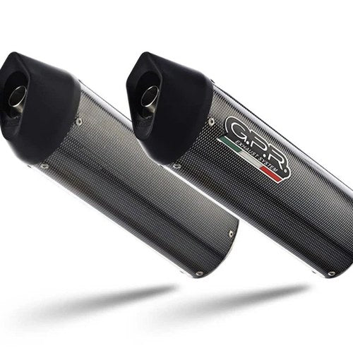 Ducati Monster 1100 2009-2010 Exhaust Gpr Double Slip-on Furore Poppy