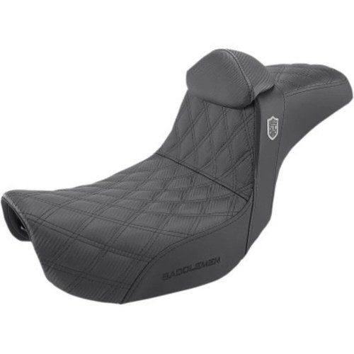 Saddlemen Pro Series Sdc Performance Gripper Seat w/ Backrest for Fxd Dyna 06-17