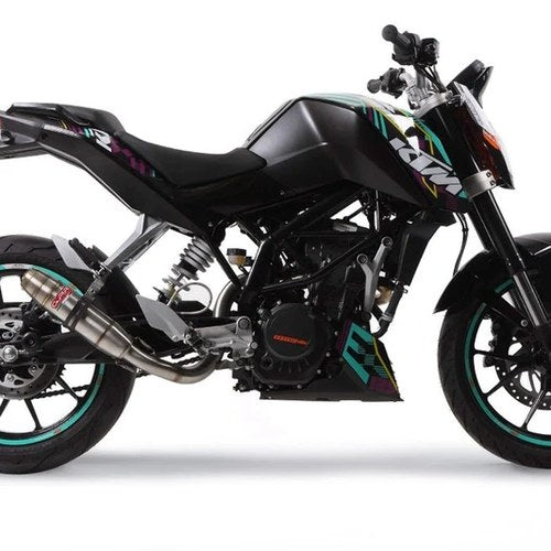 KTM Duke 200 2012-2021 Exhaust Gpr Slip-on Deeptone Inox