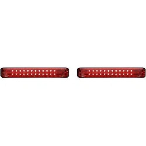 Custom Dynamics PB-SB-SS8-CR Chrome Red ProBEAM Bagz LED Saddle Bag Lights