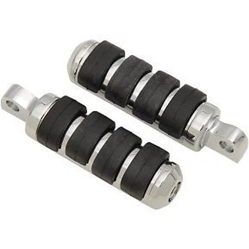 Drag Specialties DS-253505 Small Passenger Soft-Ride Footpegs Harley Male Mount