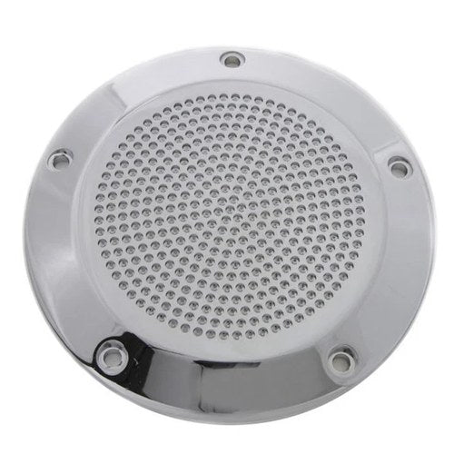 V-Twin 42-1089 Chrome Perforated Style 5-Hole Derby Cover