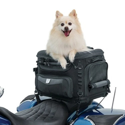 Kuryakyn 5288 Grand Pet Palace Dog Carrier Rack / Seat Bag for Motorcycles