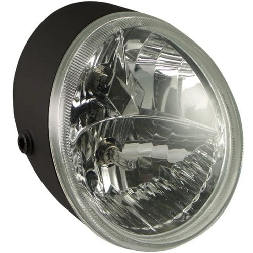 Black Headlight Assembly DOT approved H11 / H9 for Harley V-Rod 02-17