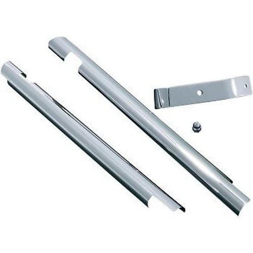Kuryakyn 7853 Chrome Down Tube Covers for Harley FXST/FLST Softail 00-06