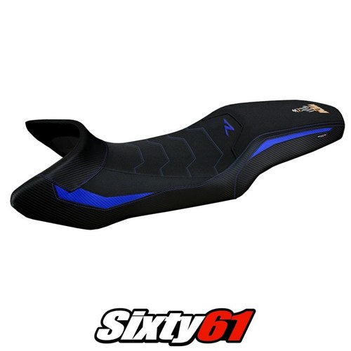 KTM 1390 Super Adventure R 2025 Seat Cover Tappezzeria Ultragrip Blue Black