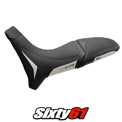 Moto Morini X Cape 650 700 2021-2025 Seat Cover Tappezzeria Comfort Grip White