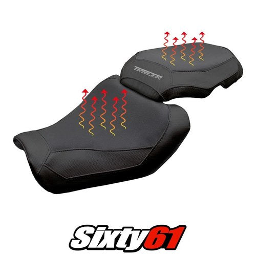Yamaha Tracer 9 / 9 GT 2025 2026 Seat Cover Tappezzeria Heating Comfort Black