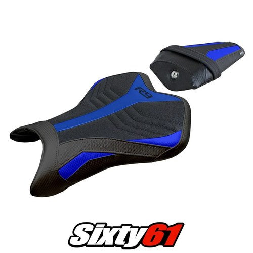 Yamaha R9 2025 2026 Seat Cover Tappezzeria Ultragrip Blue Black