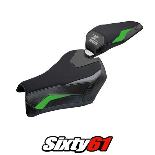 Kawasaki Z900 2025 Seat Cover Tappezzeria Green Grey Black