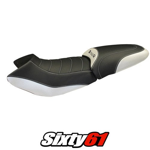 BMW R1150R 2000 2001 2002 2003-2007 Seat Cover Tappezzeria Comfort White Black