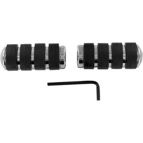 Kuryakyn 7965 Chrome Iso Larger Driver Without Adapters / Mounts