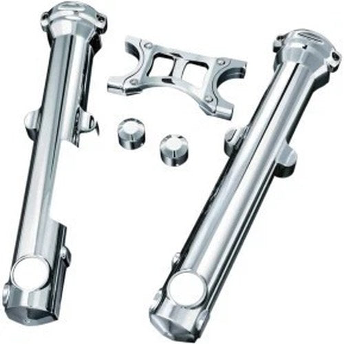 Kuryakyn KUR7202 Fork Skins- Chrome - '04-'13 XL