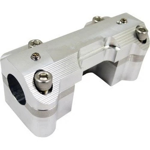 LA Choppers 15 LA-7415-03 Raw Handlebar Clamp Set 1" for 15-22 Road Glide Fltr