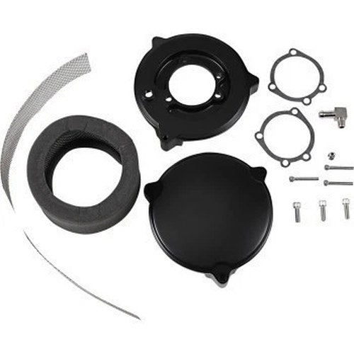 Drag Specialties 1010-2692 Black High Performance 6" Dragtron II Air Cleaner