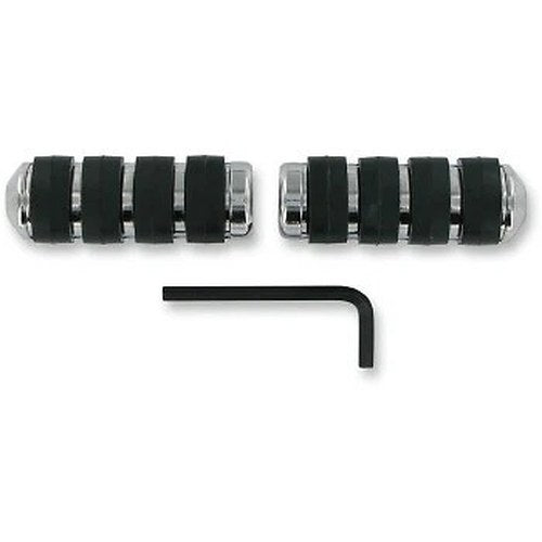 Kuryakyn 7964 Chrome Iso Small Passenger Size Without Adapters / Mounts