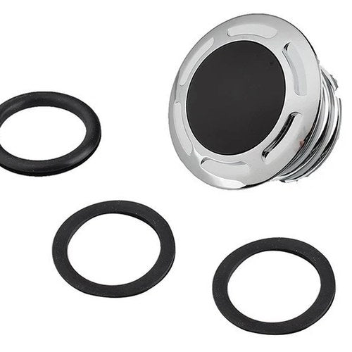 V-Twin 38-0670 Slot Pop Up Vented Gas Cap Chrome