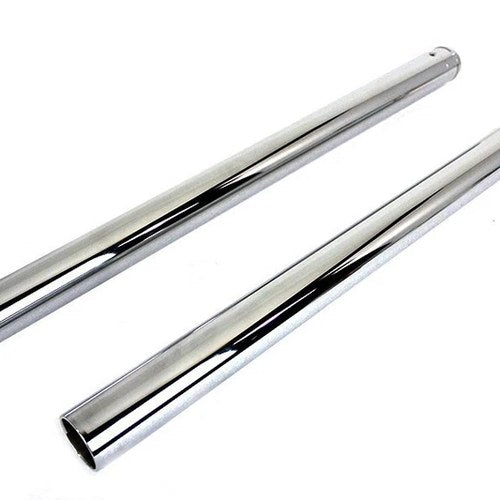 V-Twin 24-0050 Hard Chrome Fork Tube Set 4" Over Stock