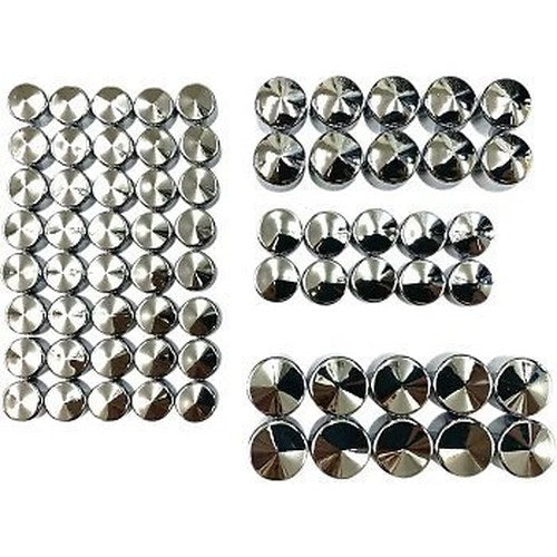 Chrome Bolt Cover Kit for Harley M8 17-21 Motor / Engine Only