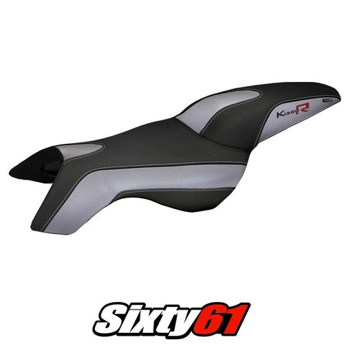 BMW K1300R 2009-2012 2013 2014 2015 2016 Seat Cover Tappezzeria Silver Black