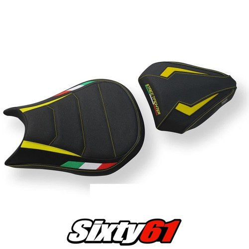 Ducati Streetfighter 2009-2013 2014 2015 Seat Cover Tappezzeria Ultragrip Yellow