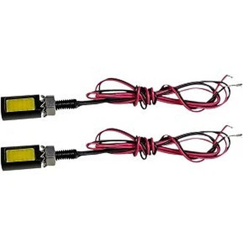 Custom Dynamics CD-TB-1-BBoltz Black LED Tag Lights for Motorcycles