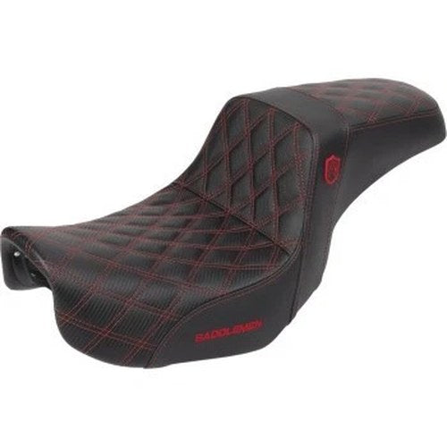 Saddlemen SC80604RED Pro Series Sdc Performance Seat Red Stitch for 06-17 Dyna