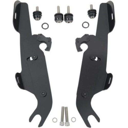 Memphis Shades Fats/Slim Windshield Mounting Kit for Harley Flst w/ Light Bar